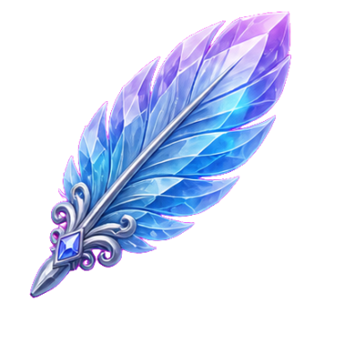 wild frozen feather